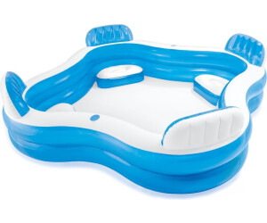 Intex Piscine gonflable avec siège 229 x 229 x 66 cm (56475NP)