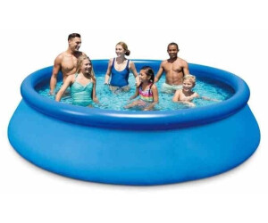 EDG Piscine gonflable autoportante 366 x 366 cm avec système filtration
