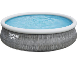 Bestway Piscine autoportée ronde Fast Set 457 x 107 cm